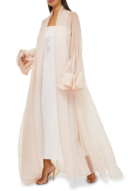 Puff Sleeve Abaya Set